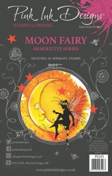 Bild von Pink Ink Designs 6"X8" Clear Stamp Set-Moon Fairy