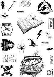 Bild von Creative Expressions Stamp Set By Jamie Rodgers-Poisonous Potions