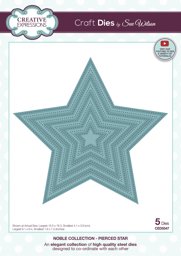 Zeige Details für Creative Expressions Craft Dies -Noble Pierced Star Bild von Creative Expressions Craft Dies -Noble Pierced Star