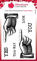 Bild von Woodware Clear Stamp 3"X4"-Singles This Way