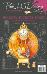 Bild von Pink Ink Designs 6"X8" Clear Stamp Set-Hickory Dickory Dock