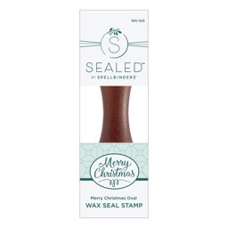 Zeige Details für Spellbinders Wax Seal Stamp-Merry Christmas Oval Bild von Spellbinders Wax Seal Stamp-Merry Christmas Oval