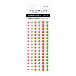 Zeige Details für Spellbinders Dimensional Enamel Dots-Red & Green Bild von Spellbinders Dimensional Enamel Dots-Red & Green