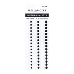 Zeige Details für Spellbinders Dimensional Enamel Dots-Black & White Bild von Spellbinders Dimensional Enamel Dots-Black & White