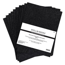 Zeige Details für Spellbinders Pop-Up Die Cutting Glitter Foam Sheets-Black Bild von Spellbinders Pop-Up Die Cutting Glitter Foam Sheets-Black