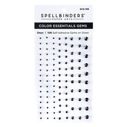 Zeige Details für Spellbinders Color Essentials Gems 108/Pkg-Onyx Bild von Spellbinders Color Essentials Gems 108/Pkg-Onyx