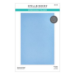 Zeige Details für Spellbinders Embossing Folder-Celebrate You Diamond Plaid Bild von Spellbinders Embossing Folder-Celebrate You Diamond Plaid