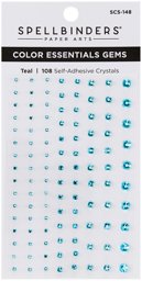 Zeige Details für Spellbinders Color Essentials Gems 108/Pkg-Teal Mix Bild von Spellbinders Color Essentials Gems 108/Pkg-Teal Mix