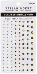 Bild von Spellbinders Color Essentials Gems 108/Pkg-Green Mix