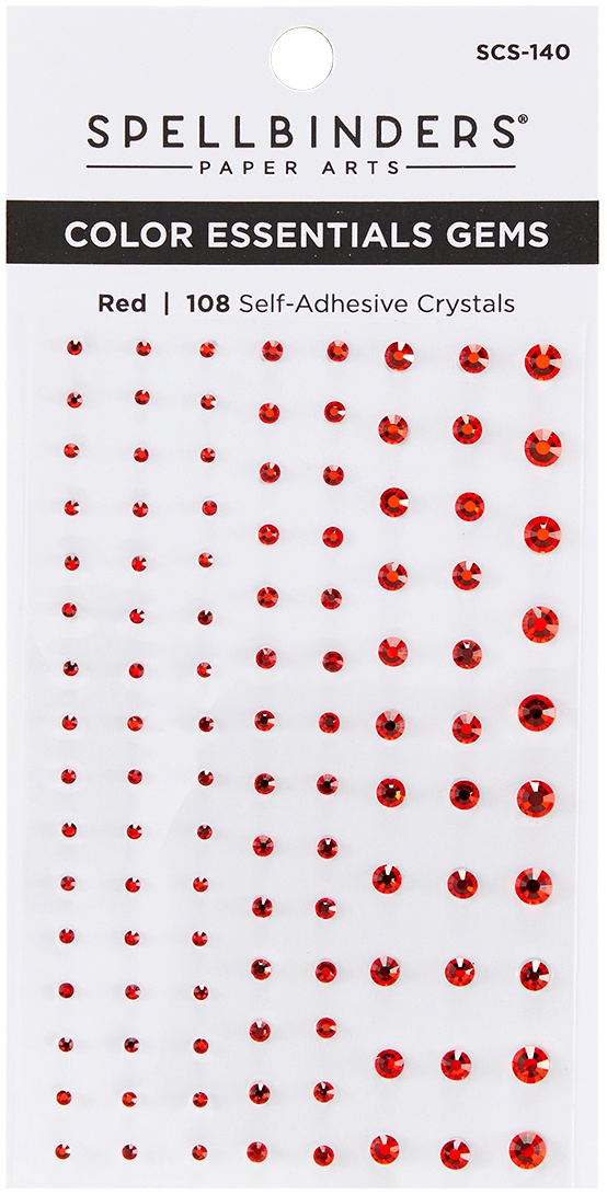 Bild von Spellbinders Color Essentials Gems 108/Pkg-Red Mix