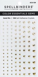 Zeige Details für Spellbinders Color Essentials Gems 108/Pkg-Gold Mix Bild von Spellbinders Color Essentials Gems 108/Pkg-Gold Mix
