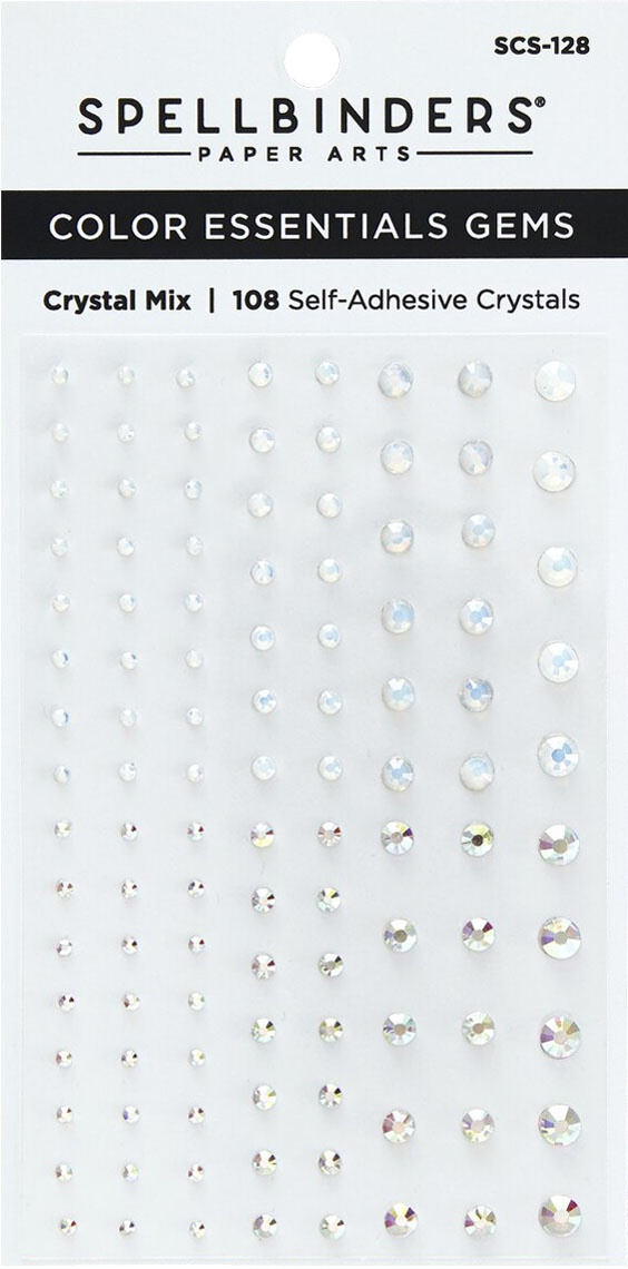 Bild von Spellbinders Color Essentials Gems 108/Pkg-Crystal Mix