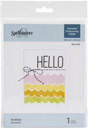 Zeige Details für Spellbinders Embossing Folder-Scallops Bild von Spellbinders Embossing Folder-Scallops