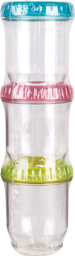 Zeige Details für ArtBin Twisterz Jar Set Small/Tall 3/Pkg-Multi-Colored Lids Bild von ArtBin Twisterz Jar Set Small/Tall 3/Pkg-Multi-Colored Lids