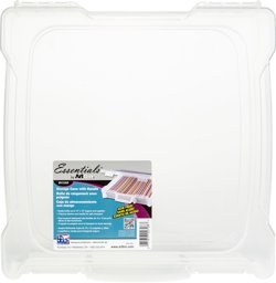 Zeige Details für ArtBin Essentials Box W/Handle-12"X12" Translucent Bild von ArtBin Essentials Box W/Handle-12"X12" Translucent