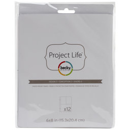 Zeige Details für Project Life Photo Pocket Pages 6"X8" 12/Pkg-Design 3 Bild von Project Life Photo Pocket Pages 6"X8" 12/Pkg-Design 3