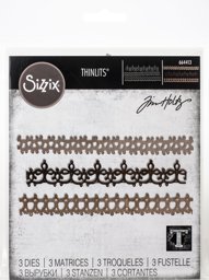 Zeige Details für Sizzix Thinlits Dies By Tim Holtz 3/Pkg-Crochet #2 Bild von Sizzix Thinlits Dies By Tim Holtz 3/Pkg-Crochet #2
