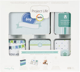 Zeige Details für Project Life Core Kit-Baby Boy, 616/Pkg Bild von Project Life Core Kit-Baby Boy, 616/Pkg