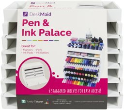 Zeige Details für Desk Maid Pen & Ink Palace-White Bild von Desk Maid Pen & Ink Palace-White