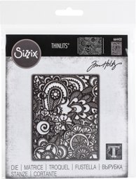 Zeige Details für Sizzix Thinlits Die By Tim Holtz-Doodle Art #2 Bild von Sizzix Thinlits Die By Tim Holtz-Doodle Art #2