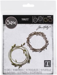 Zeige Details für Sizzix Thinlits Dies By Tim Holtz-Funky Wreath Bild von Sizzix Thinlits Dies By Tim Holtz-Funky Wreath