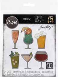 Bild von Sizzix Thinlits Dies By Tim Holtz-Happy Hour