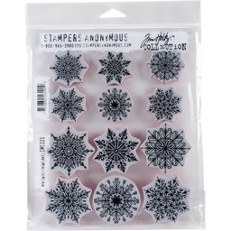 Zeige Details für Tim Holtz Cling Stamps 7"X8.5" Mini Swirly Snowflakes Bild von Tim Holtz Cling Stamps 7"X8.5" Mini Swirly Snowflakes