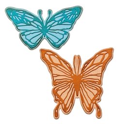 Bild von Sizzix Thinlits Dies By Tim Holtz 4/Pkg - Vault Scribbly Butterfly