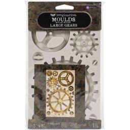 Zeige Details für Finnabair Decor Moulds 5"X8"X8mm - Large Gears Bild von Finnabair Decor Moulds 5"X8"X8mm - Large Gears