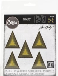 Zeige Details für Sizzix Thinlits Dies By Tim Holtz 25/Pkg-Stacked Tiles Triangles Bild von Sizzix Thinlits Dies By Tim Holtz 25/Pkg-Stacked Tiles Triangles