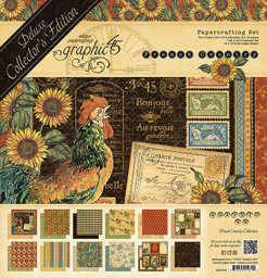 Zeige Details für Graphic45 Deluxe Collector's Edition Pack 12"X12" - French Country Bild von Graphic45 Deluxe Collector's Edition Pack 12"X12" - French Country