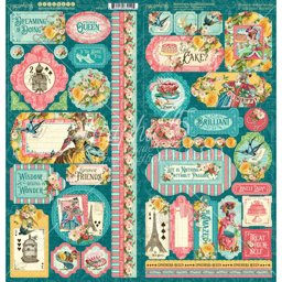 Zeige Details für Graphic45 Ephemera Queen Cardstock Stickers 12"X12" Bild von Graphic45 Ephemera Queen Cardstock Stickers 12"X12"