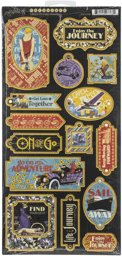 Zeige Details für Graphic45 Life Is A Journey Chipboard Die-Cuts Bild von Graphic45 Life Is A Journey Chipboard Die-Cuts