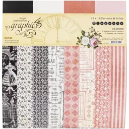 Zeige Details für Graphic45 Elegance 12x12 Patterns & Solids Bild von Graphic45 Elegance 12x12 Patterns & Solids