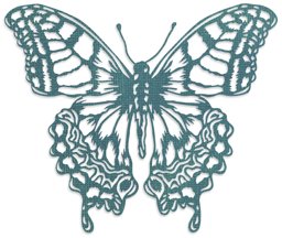 Zeige Details für Sizzix Thinlits Die By Tim Holtz-Perspective Butterfly Bild von Sizzix Thinlits Die By Tim Holtz-Perspective Butterfly