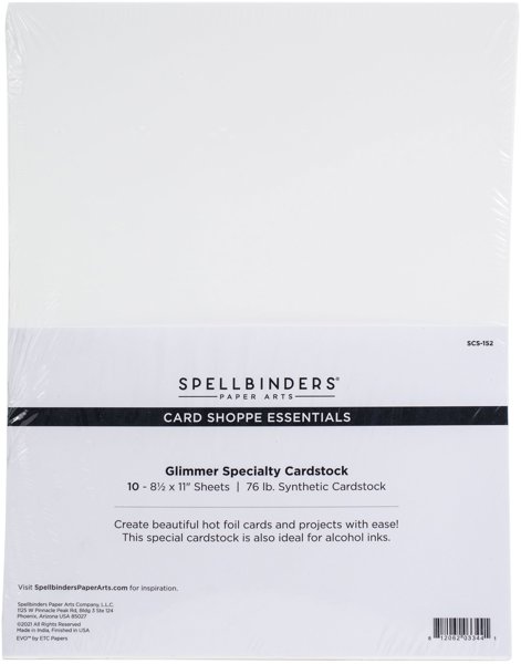 Bild von Spellbinders Glimmer Specialty Cardstock 8.5"X11" 10/Pkg- 