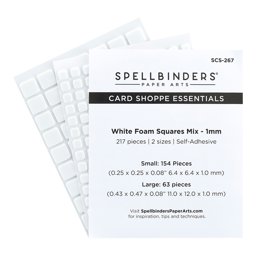 Zeige Details für Spellbinders Card Shoppe Essentials Foam Squares Mix-White, 1mm Bild von Spellbinders Card Shoppe Essentials Foam Squares Mix-White, 1mm