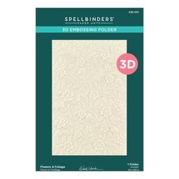 Bild von Spellbinders 3D Embossing Folder From The Garden Collection -Flowers & Foliage