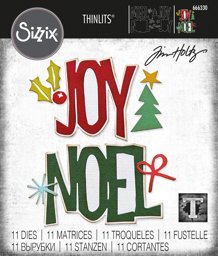 Zeige Details für Sizzix Thinlits Dies By Tim Holtz 11/Pkg-Big Tidings Bild von Sizzix Thinlits Dies By Tim Holtz 11/Pkg-Big Tidings