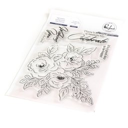Bild von Pinkfresh Studio Clear Stamp Set 4"X6"-Floral Trio