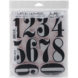 Zeige Details für Tim Holtz Cling Stamps -Numeric Bild von Tim Holtz Cling Stamps -Numeric