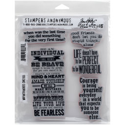 Zeige Details für Tim Holtz Cling Stamps 7"X8.5"-Way With Words Bild von Tim Holtz Cling Stamps 7"X8.5"-Way With Words
