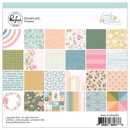 Bild von Pinkfresh Studio Double-Sided Paper Pack 6"X6" 24/Pkg-Lovely Blooms