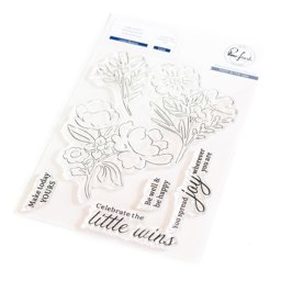 Bild von Pinkfresh Studio Clear Stamp Set 4"X6"-Lovely Blooms