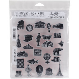 Zeige Details für Tim Holtz Cling Stamps 7"X8.5"-Tiny Things Bild von Tim Holtz Cling Stamps 7"X8.5"-Tiny Things