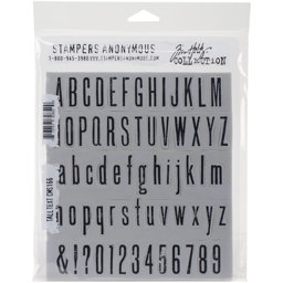 Zeige Details für Tim Holtz Cling Stamps 7"X8.5"-Tall Text Bild von Tim Holtz Cling Stamps 7"X8.5"-Tall Text
