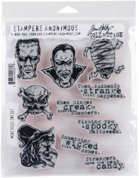 Zeige Details für Tim Holtz Cling Stamps -Monstrous Bild von Tim Holtz Cling Stamps -Monstrous