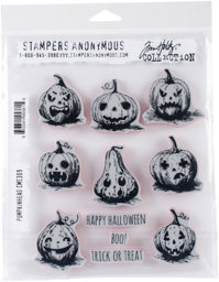 Zeige Details für Tim Holtz Cling Stamps -Pumkinhead Bild von Tim Holtz Cling Stamps -Pumkinhead