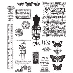Zeige Details für Tim Holtz Cling Stamps 7"X8.5"-Attic Treasures Bild von Tim Holtz Cling Stamps 7"X8.5"-Attic Treasures