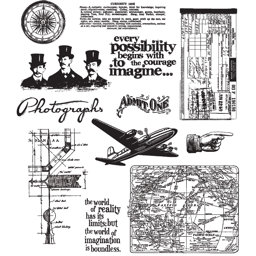 Zeige Details für Tim Holtz Cling Stamps 7"X8.5"-Warehouse District Bild von Tim Holtz Cling Stamps 7"X8.5"-Warehouse District